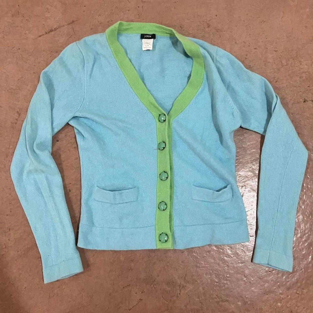 J.‎ Crew Cardigan Button Up Long Sleeve Wool Cashmere Blend